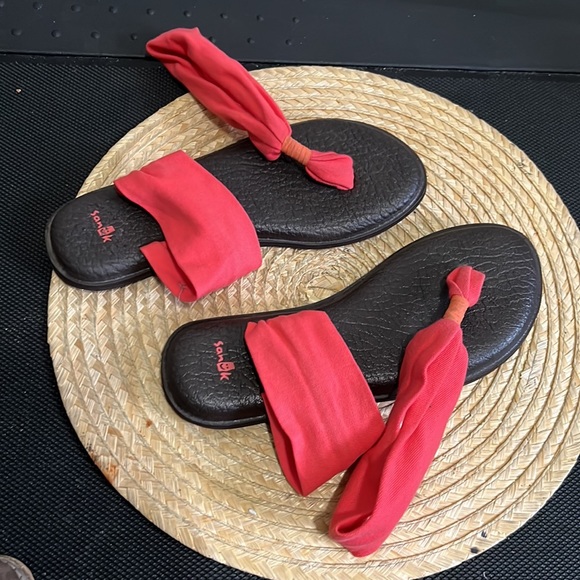 Sanuk Comfy Yoga Sling Sandals Size 7 - Picture 3 of 7